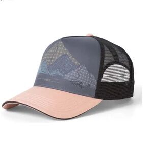 Prana La Viva Trucker Hat - Pink and Black